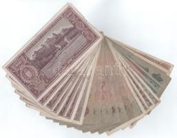 1930-1946. 20P - 1.000.000MP (8xklf, 24db), közte 1946. 100.000.000P "P 320 000256" T:VG