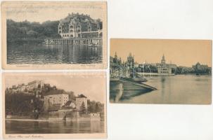 21 db RÉGI külföldi város képeslap / 21 pre-1945 foreign town postcards