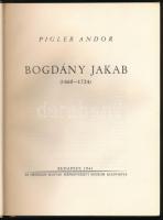 Pigler Andor: Bogdány Jakab (1660-1724). Bp., 1941, Szépművészeti Múzeum. Félvászon kötés, jó állapo...