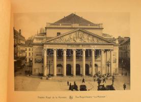 ca 1900-1940 Bruxelles képes füzet, Görlitz 10 db fotót tartalmazó füzet 17x24 cm