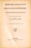 Veress Endre: 
Erdélyiek legeltetése Moldva-Havasalföldében. Gazdaságtörténelmi forrástanulmány. Le...