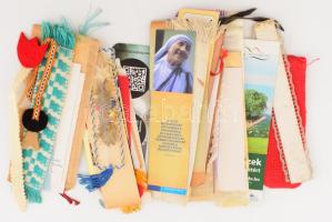 51 db reklám könyvjelző klf anyagból