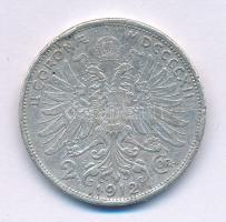 Ausztria 1912. 2K Ag "Ferenc József" T:VF, kis peremhiba Austria 1912. 2 Corona Ag "Franz Joseph" C:VF, small edge error Krause KM#2821