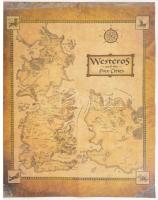 Westeros and the free cities szerepjáték térkép hajtva 52x38 cm