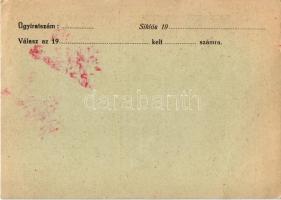 Siklós, M. Kir. téli gazdasági iskola reklámlapja. Bózvári nyomda kiadása (fl)