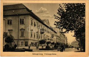 1940 Zalaegerszeg, Vármegyeháza, automobil