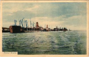 Braila, Portul. M.G.O. / port, steamships