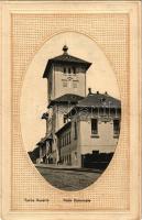 1917 Turnu Severin, Szörényvár; Baile Camunale. Edit. A. M. Horowitz / common spa, bath. Emb. + "Werftkommando der k.u.k. Kriegsmarine Turn-Severin" (EK)