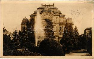 1938 Kassa, Kosice; Nemzeti színház / Divadlo / theatre + "1938 Kassa visszatért" So. Stpl (EB)