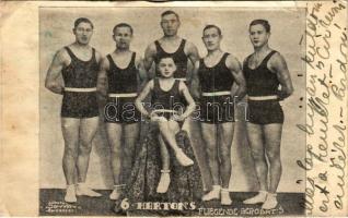 1931 Harton's Fliegende Acrobats. Photo Sonya / repülő akrobaták / flying acrobats (szakadás / tear)