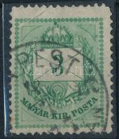 1874 3kr durva gyöngyjavítással (ex Lovász)