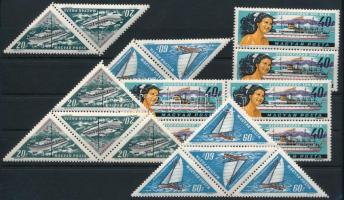 1963 Siófok 6 db sor összefüggésekben, közte fordított párok