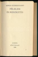 Kierkegaard, Soren: Félelem és reszketés. Bp., 1986, Európa. Kiadói egészvászon kötés, papír védőbor...