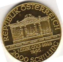 Ausztria 1995. 2000Sch 31,1gr arany T:BU aranyáron!