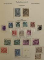 Csehszlovákia nagy tétel: rendező, gyűjteményrészek, blokkok, kisívek, több száz Hradzsin bélyeg hoz...