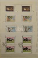 Csehszlovákia nagy tétel: rendező, gyűjteményrészek, blokkok, kisívek, több száz Hradzsin bélyeg hoz...