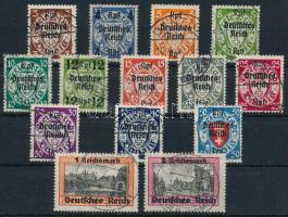 Deutsches Reich 1939 Danzig sor Mi 716-729 (Mi EUR 220.-)