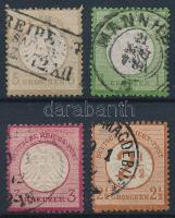 Deutsches Reich 1872 Forgalmi bélyegek sor Mi 6-7, 9, 29 (Mi EUR 280.-)