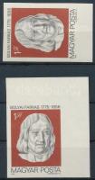 1975 Bolyai Farkas ívszéli és ívsarki vágott bélyeg