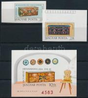 1981 Bélyegnap ívszéli vágott sor + blokk