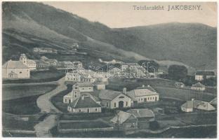 Iacobeni, Jakobeny (Bukovina, Bukowina); general view. Verlag J. Plan (ázott / wet damage)