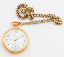 Certina zsebóra. Kézi felhúzós, hibátlan állapot, eredeti dobozában d: 45 mm, lánccal