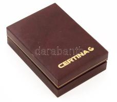 Certina zsebóra. Kézi felhúzós, hibátlan állapot, eredeti dobozában d: 45 mm, lánccal