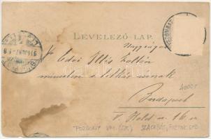 1904 Nagyszombat, Tyrnau, Trnava; Római katolikus elemi és polgári leányiskola és római katolikus ta...