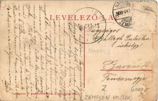 1909 Nagymihály, Michalovce; Gróf Sztáray-féle mauzóleum. Landesman B. kiadása / mausoleum (felületi...