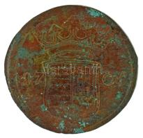 1706. X Poltura Cu "II. Rákóczi Ferenc" (9,09g) T:XF,VF, patina, hajlott lemez
Hungary 17...