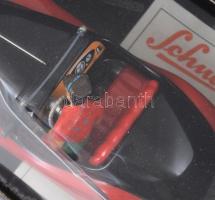 1998 Schuco Radio-Akustico zenélő felhúzhatós német lemezautó, kulccsal, figurával, dobozában, szép ...