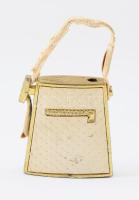 Öngyújtó, táska formájú, újratölthető, kis kopással 4,5 cm