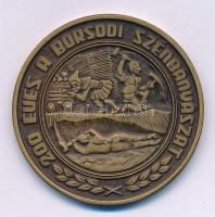 1986. "200 éves a borsodi szénbányászat / 1786-1986" kétoldalas bronz emlékérem (42,5mm) T...