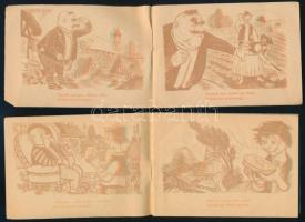 ca 1955 A Varázsbögre, Szerencsés Jankó 2 db képregényfüzet. Rajzoló: Endrődi István Plasztikus képe...