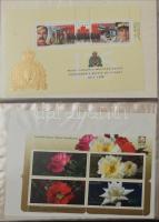 ~100 db főleg postatiszta blokk az egész világból sok jó motívummal, tengeren túlival levél berakóba...