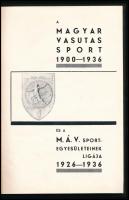 Magyar vasutas sport 1900-1936. és a MÁV sportegyesületeinek ligája 1926-1936. Bp.,(1936), Klein S.-...