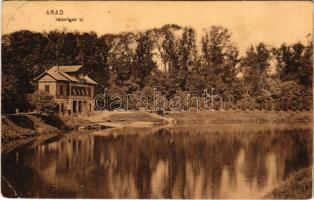 1914 Arad, Városligeti tó. Ingusz I. és Fia kiadása / lake (fa)
