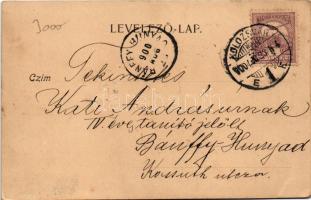 1900 Kolozsvár, Cluj; látkép / general view (felületi kopás / worn surface)