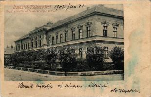 1902 Kolozsvár, Cluj; M. kir. állami tanítónő képző intézet / teachers' training institute (fl)