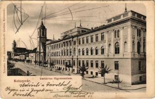 1907 Kolozsvár, Cluj; Unitárius főgimnázium, kiadja Schuster Emil / grammar school (EB)