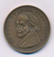 Borsos Miklós (1906-1990) 1982. "Kodály Zoltán 1882-1967 / Szeged" kétoldalas bronz emléké...