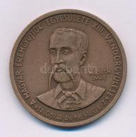 Garamkeszi János (1936-) 1983. "MÉE XIII. Vándorgyűlése - Salgótarján / Madách Imre - ,,Az ember tragédiája'' színpadi bemutatásának 100. évfordulója" kétoldalas bronz emlékérem (42,5mm) T:AU Adamo ST2