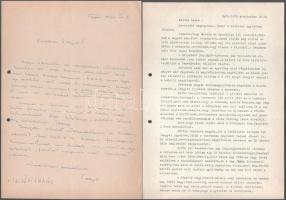 1975 Wölfel Lajos győri helytörténész 3 db levele