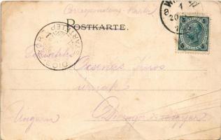 1902 Wien, Vienna, Bécs; Parlament. litho (fa)