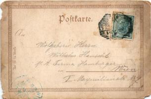 Innsbruck, Restauration Buzzihütte. K. Redlich / hotel, restaurant, rest house. Art Nouveau, floral,...