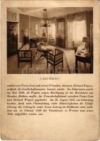 Liszt Salon von Franz Liszt, Park Hotel Erbprinz Weimar. G. Beyers Kunstverlag / Franz Liszt's salon (EB)