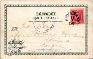 1902 Stockholm, Kastellholmen. Axel Eliassons Konstförlag No. 316. / island, sailing boat (EB)