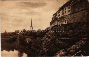 Tallinn, Reval; Patkulli kraav ja Toompea. Parikas, Tiefdruck von O. Felsing / cemetery, dom (EK)