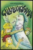 Nógrádi Gábor: Galambnagymama. A szerző, Nógrádi Gábor (1947- ) író, költő, újságíró által Jálics Kinga (1943-2019) kulturális újságíró, szerkesztő részére dedikált példány. Bp., 1996, Press-Contact Bt., 84+(12) p. Kiadói papírkötés.