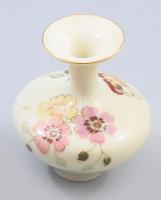 Zsolnay pillangó mintás váza, jelzett, hibátlan, m: 8,5 cm